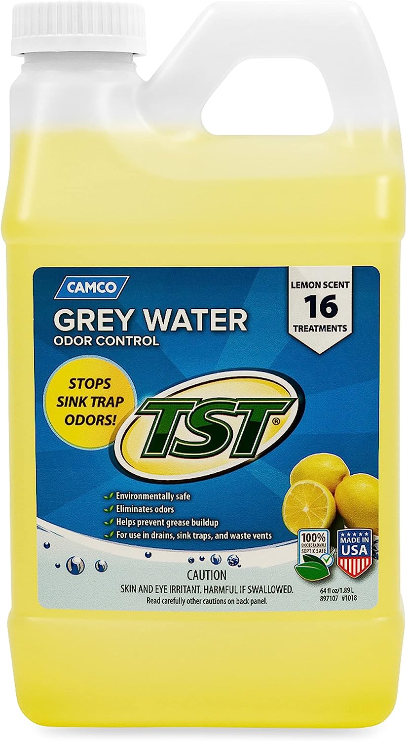 Camco Lemon Scent RV Grey Water Odor Control